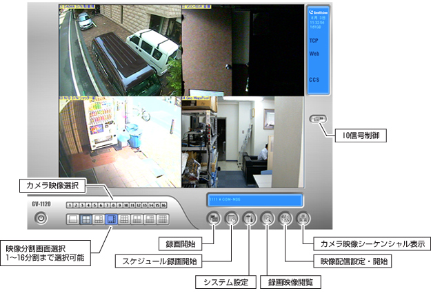 画面イメージ・ライブ映像